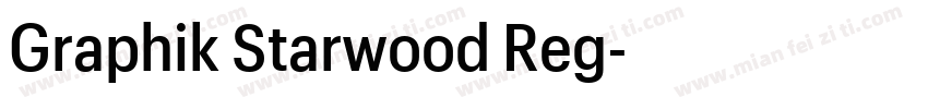 Graphik Starwood Reg字体转换